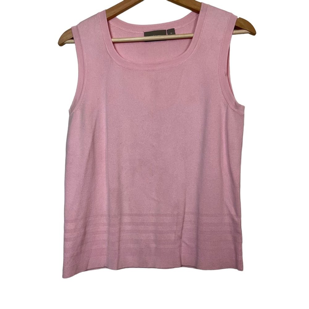 Croft & Barrow Pink Sleeveless Blouse Size M Women